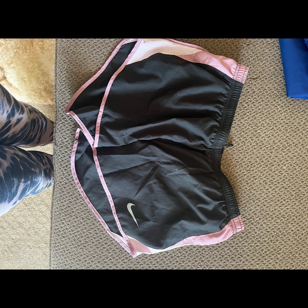 Nike running short.